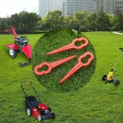 HELLO KITTY BAIN 50pcs Lames De Rechange Pour Tondeuse à Gazon Lames De Tondeuse à Gazon En Plastique Lames De Tondeuse à Gazon En Plastique -Tondeuse Et Accessoires Boutique 66026018 2