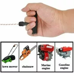 HEGUYEY Corde De Démarrage à Rappel 10 Mètres,Cordon De Traction Avec Poignée De Démarrage à Rappel 3 Pièces Pour Tondeuse à Gazon Moteur De Débroussailleuse De Bord De Coupe De Tronçonneuse 9 HEGUYEY Corde De Démarrage à Rappel 10 Mètres,Cordon De Traction Avec Poignée De Démarrage à Rappel 3 Pièces Pour Tondeuse à Gazon Moteur De Débroussailleuse De Bord De Coupe De Tronçonneuse -Tondeuse Et Accessoires Boutique 66093875 4