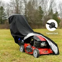THSINDE Housse De Tondeuse à Gazon, étanche, Anti-poussière, Anti-UV, 190T Avec Cordon De Serrage Et Sac De Rangement Pour Extérieur/intérieur 188 X 99,1 X 63,5 Cm -Tondeuse Et Accessoires Boutique 66175954 5