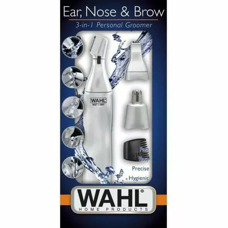 WAHL WALH 5545-2416 - Tondeuse Nez Oreilles Sourcils 3 En 1 - 3 Tetes- Lames Lavables Pour Un Nettoyage Facile - Guide De Coupe - Bla 4 WAHL WALH 5545-2416 - Tondeuse Nez Oreilles Sourcils 3 En 1 - 3 Tetes- Lames Lavables Pour Un Nettoyage Facile - Guide De Coupe - Bla – Image 2