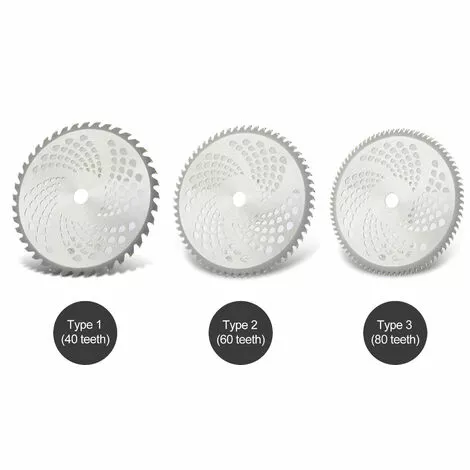 LIFCAUSAL Tête De Tondeuse Lame De Coupe Tête De Tondeuse à Gazon Extérieure En Alliage Outil De Mangeur De Tête De Tondeuse Pour Remplacement De Tondeuse à Gazon à Arbres Droits 80T 0.4 4 LIFCAUSAL Tête De Tondeuse Lame De Coupe Tête De Tondeuse à Gazon Extérieure En Alliage Outil De Mangeur De Tête De Tondeuse Pour Remplacement De Tondeuse à Gazon à Arbres Droits 80T 0.4 – Image 2