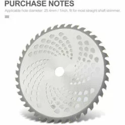 LIFCAUSAL Tête De Tondeuse Lame De Coupe Tête De Tondeuse à Gazon Extérieure En Alliage Outil De Mangeur De Tête De Tondeuse Pour Remplacement De Tondeuse à Gazon à Arbres Droits 80T 0.4 10 LIFCAUSAL Tête De Tondeuse Lame De Coupe Tête De Tondeuse à Gazon Extérieure En Alliage Outil De Mangeur De Tête De Tondeuse Pour Remplacement De Tondeuse à Gazon à Arbres Droits 80T 0.4 -Tondeuse Et Accessoires Boutique 66372865 4