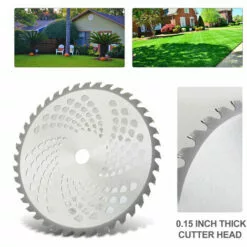 LIFCAUSAL Tête De Tondeuse Lame De Coupe Tête De Tondeuse à Gazon Extérieure En Alliage Outil De Mangeur De Tête De Tondeuse Pour Remplacement De Tondeuse à Gazon à Arbres Droits 80T 0.4 11 LIFCAUSAL Tête De Tondeuse Lame De Coupe Tête De Tondeuse à Gazon Extérieure En Alliage Outil De Mangeur De Tête De Tondeuse Pour Remplacement De Tondeuse à Gazon à Arbres Droits 80T 0.4 -Tondeuse Et Accessoires Boutique 66372865 5