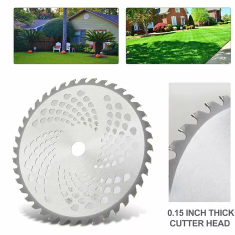 LIFCAUSAL Tête De Tondeuse Lame De Coupe Tête De Tondeuse à Gazon Extérieure En Alliage Outil De Mangeur De Tête De Tondeuse Pour Remplacement De Tondeuse à Gazon à Arbres Droits 80T 0.4 7 LIFCAUSAL Tête De Tondeuse Lame De Coupe Tête De Tondeuse à Gazon Extérieure En Alliage Outil De Mangeur De Tête De Tondeuse Pour Remplacement De Tondeuse à Gazon à Arbres Droits 80T 0.4 – Image 5