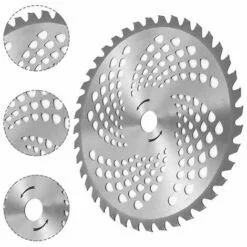 LIFCAUSAL 10 '' 40 Dents Tondeuse à Gazon Mangeur D'herbe Tondeuse Tête Débroussailleuse Mauvaises Herbes Lame Rasoir -Tondeuse Et Accessoires Boutique 66372976 2