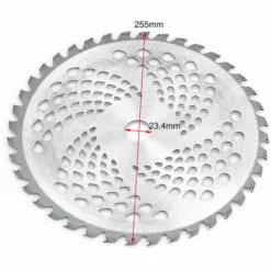 LIFCAUSAL 10 '' 40 Dents Tondeuse à Gazon Mangeur D'herbe Tondeuse Tête Débroussailleuse Mauvaises Herbes Lame Rasoir -Tondeuse Et Accessoires Boutique 66372976 5