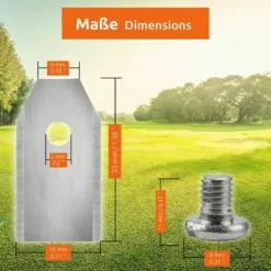 30x Lames De Rechange En Acier Inoxydable Compatible Avec Husqvarna Gardena McCulloch Rob Flymo Yardforce Matrix Grizzly Brast - Comprend Des Vis 35*18*0.75mm Argent,Adélala -Tondeuse Et Accessoires Boutique 66382256 2