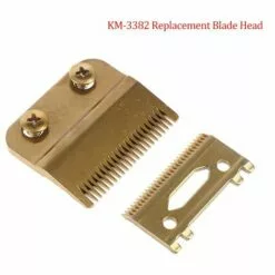 FUIENKO Jeu De Lames De Rechange Pour Kemei KM-1986 KM-1987, Accessoires De Tondeuse En Acier à Haute Teneur En Carton Doré -Tondeuse Et Accessoires Boutique 66643102 3