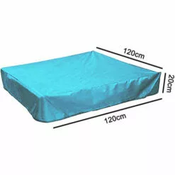 PESCE Housse De Bac à Sable, Housse De Protection Carrée Pour Le Sable Et Les Jouets à L'abri De La Poussière Et De La Pluie, Auvent De Bac à Sable Avec Cordon De Serrage, Couverture De Piscine Pour Bac à Sable -Tondeuse Et Accessoires Boutique 66652229 5