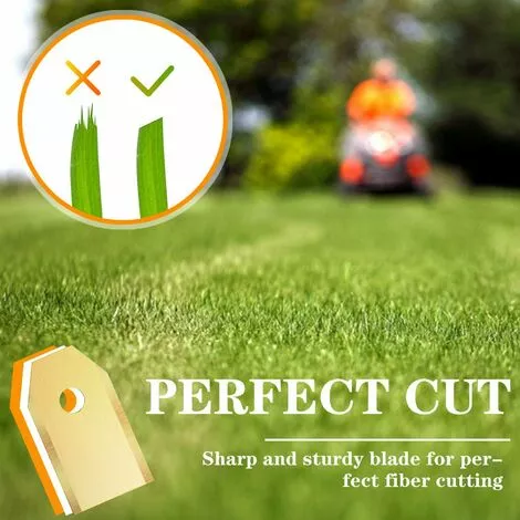 GRID COOL 30 X Lames De Rechange En Titane Pour Tous Les Tondeuses De Jardin Automower Husqvarna/Gardena/Yard Force/Automower, Robuste (3.1 G / 0.75 Mm) Avec Vis 7 GRID COOL 30 X Lames De Rechange En Titane Pour Tous Les Tondeuses De Jardin Automower Husqvarna/Gardena/Yard Force/Automower, Robuste (3.1 G / 0.75 Mm) Avec Vis – Image 5