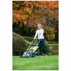 Tondeuse RYOBI 36V Brushless - Coupe 46cm - 1 Batterie 5.0Ah - 1 Chargeur - RLM36X46H50PG -Tondeuse Et Accessoires Boutique 66865314 4