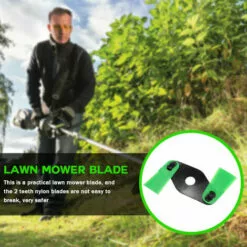 KAEJYIUT 2 Dents Jardin Pelouse Parage Cutter Tondeuse Accessoires Herbe Feuilles Disque Massicots Nylon Lame De Tondeuse A Gazon Cutter Accessoires Avec Cutting Edge Double Face -Tondeuse Et Accessoires Boutique 66995698 2