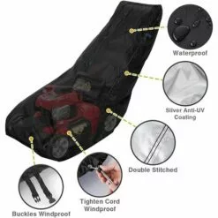 HKLFFJA Tondeuse À Gazon Couvre Étanche Antipoussière Tous Temps Extérieur/intérieur Anti-UV Protecteur 210D Polyester Sac De Rangement - 8 HKLFFJA Tondeuse À Gazon Couvre Étanche Antipoussière Tous Temps Extérieur/intérieur Anti-UV Protecteur 210D Polyester Sac De Rangement - -Tondeuse Et Accessoires Boutique 67177105 2