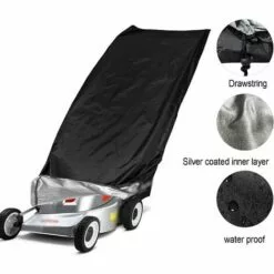 HKLFFJA Housse De Protection Pour Tondeuse À Gazon, Universelle Grande Taille Tondeuse Autoportée Tracteur Étanche Bache, Poussière, Aux Intempéries, Pour Extérieur Jardin Pelouse, 188 * 63,5 * 99Cm - -Tondeuse Et Accessoires Boutique 67177130 3