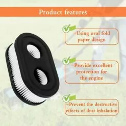 OCXIN 4 Pièces Filtre à Air Pour Tondeuse à Gazon Moteur Tondeuse à Gazon Remplacement Moteur Filtre à Air Tondeuse à Gazon Filtre Tondeuse à Gazon Filtre à Air Briggs Stratton Remplacer Pour Briggs & Stratton 593260 798452 4247 5432 5432K -Tondeuse Et Accessoires Boutique 67204742 4