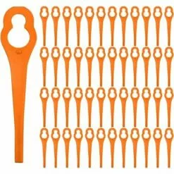 THSINDE Pack De 50 Lames Plastiques De Rechange Pour Débroussailleuse L83