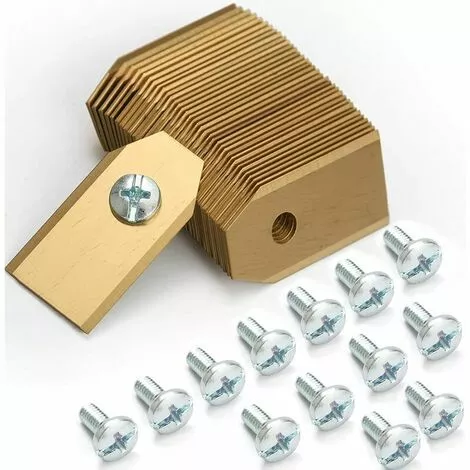 Cisea 30x Lames De Couteau En Titane, Couteau De Tondeuse Robot (3g - 0,75mm) + 30 Vis Pour Toutes Les Tondeuses Robots Husqvarna? Gardena? / Automower?, Accessoires Pour Tondeuses Robots, Lames De Rechange Pour Tondeuses à Gazon 5 Cisea 30x Lames De Couteau En Titane, Couteau De Tondeuse Robot (3g - 0,75mm) + 30 Vis Pour Toutes Les Tondeuses Robots Husqvarna? Gardena? / Automower?, Accessoires Pour Tondeuses Robots, Lames De Rechange Pour Tondeuses à Gazon – Image 3