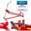 AREBOS Lève-tondeuse Tracteur-tondeuse Dispositif De Levage Cric | 450 Kg | Angle D'inclinaison à Environ 45° | Rouge | Stable Et Solide - Rouge -Tondeuse Et Accessoires Boutique 7557616 1
