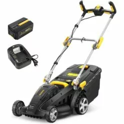 Tondeuse Sans Fil à Batterie, 40 V, GT ELEC + Batterie 4 Ah + Chargeur