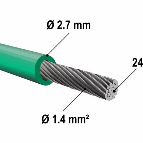 WILTEC Câble Périphérique 150m 2,7mm Installation Robot-tondeuse Fil CCA Délimitation Jardin Zone Tonte 6 WILTEC Câble Périphérique 150m 2,7mm Installation Robot-tondeuse Fil CCA Délimitation Jardin Zone Tonte – Image 4