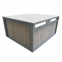 WILTEC Garage De Robot Tondeuse Toit En Pente Bois Massif Abri Carport Gris 80x70x38cm 7 WILTEC Garage De Robot Tondeuse Toit En Pente Bois Massif Abri Carport Gris 80x70x38cm -Tondeuse Et Accessoires Boutique 9562060 2